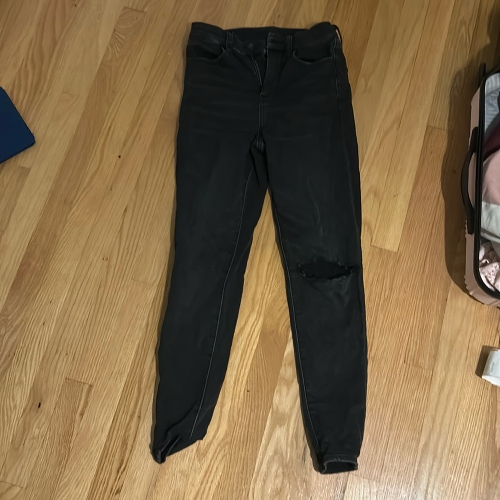 Grey jeans